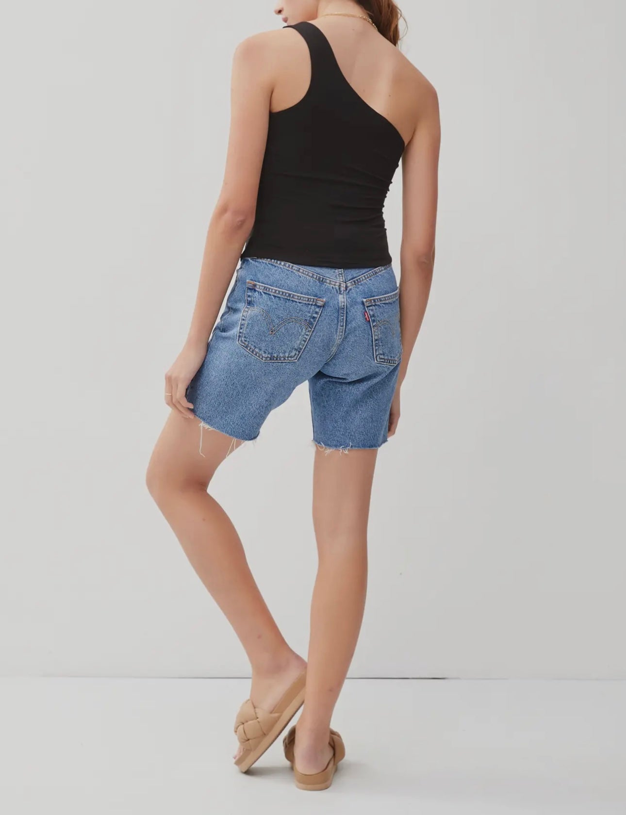 ONE SHOULDER BASIC TANK