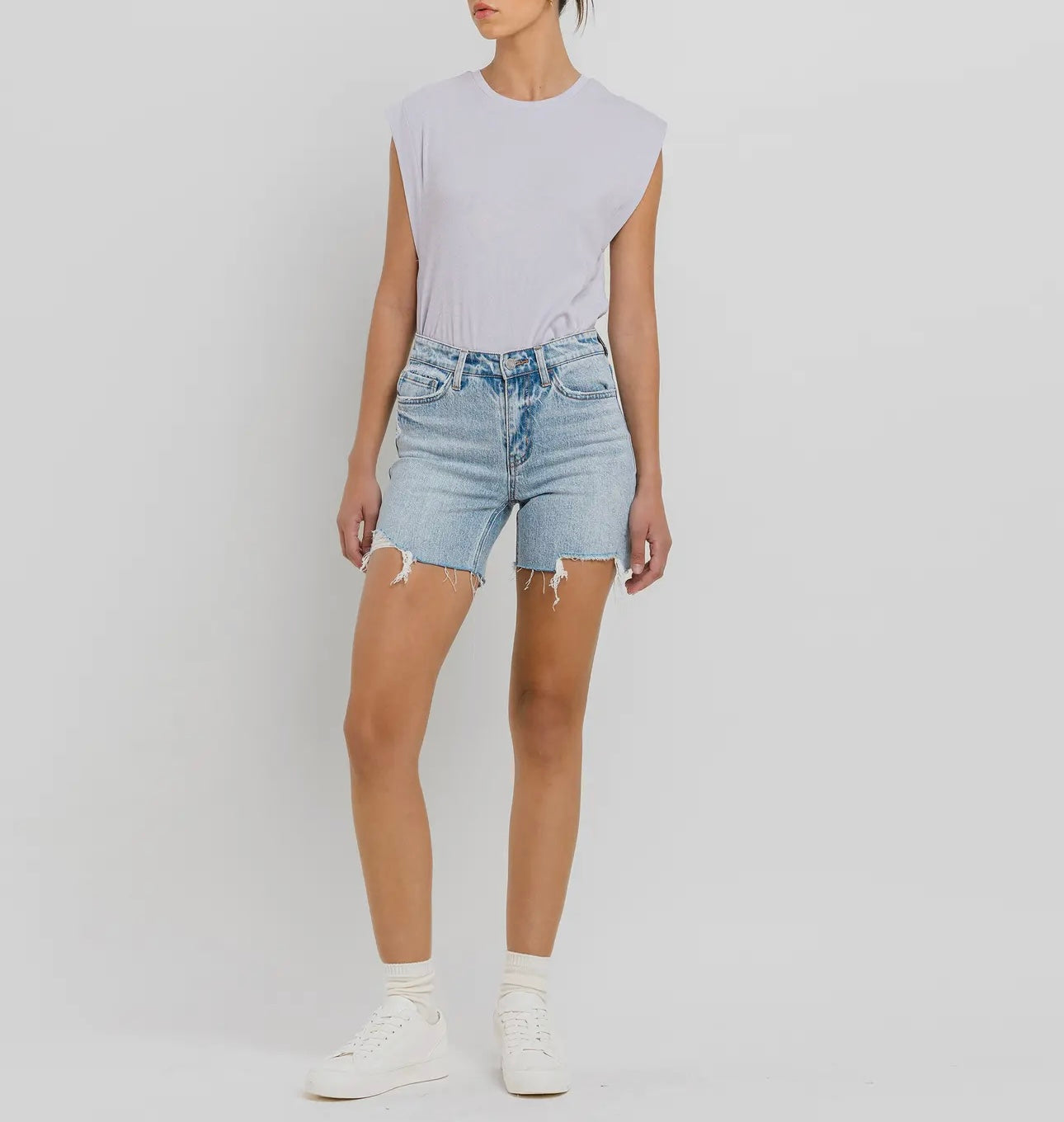 LORETTA HIGH RISE MIDI SHORTS