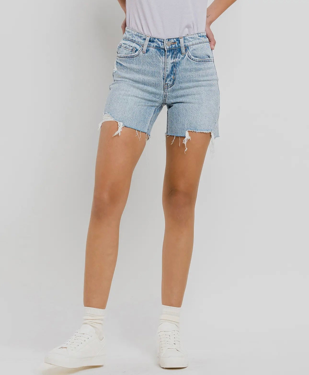 LORETTA HIGH RISE MIDI SHORTS