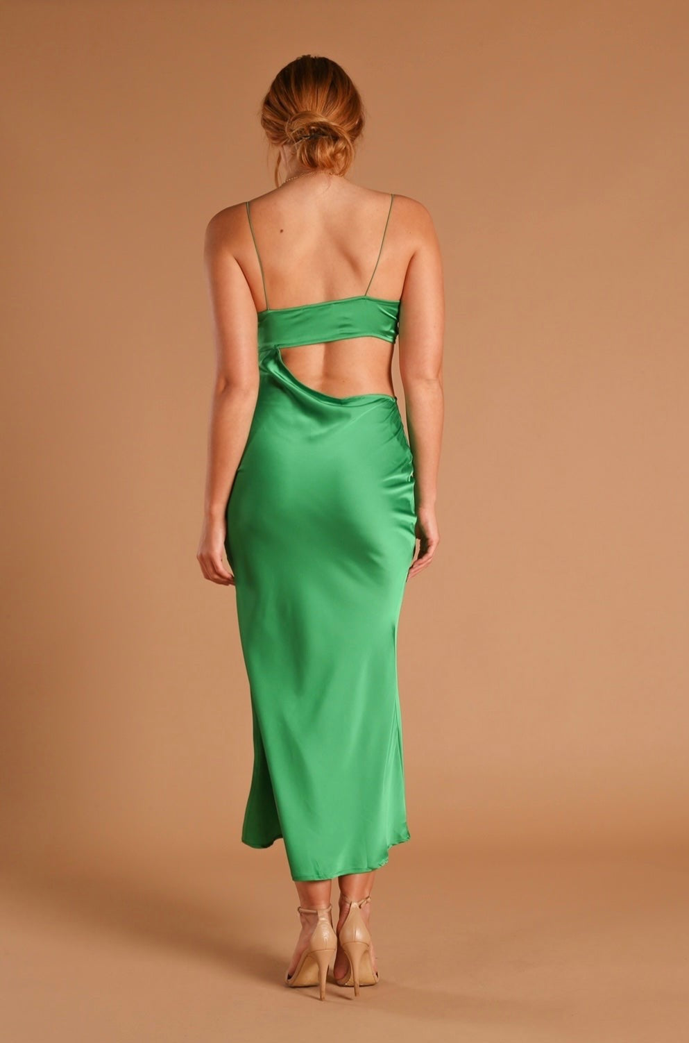 BELLA SATIN MAXI DRESS